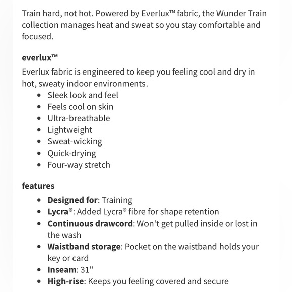 Lululemon Wunder Train High-Rise Tight 31" - Water Drop - Picture 7 of 15